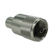 UHF Solder Plug RG58 (Nickel Plated) 38.3mm