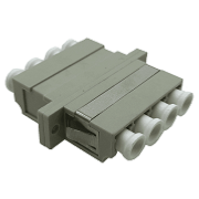 LC/LC Adaptor Quad Multimode SC footprint, beige