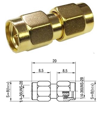 SMA Plug - SMA-RP Plug