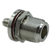 N Type Jack - SMA Jack Bulkhead Adaptor (31.5mm)