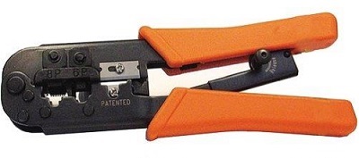 Economy RJ45 / RJ11 Ratchet Crimp Tool