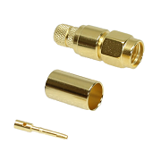 SMA-RP Crimp Plug LMR240 (Crimp Pin)