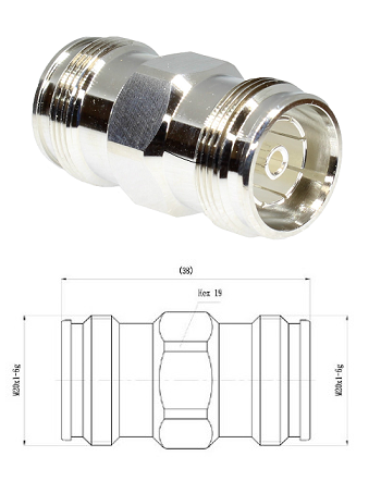 4.3/10 Jack/Jack Adaptor