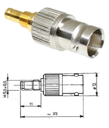 BNC Jack - 1.0/2.3 Jack   