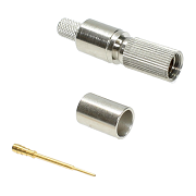  1.0/2.3 Crimp Plug RA7000, ST121, 0.6/2.8 (Push Screw)