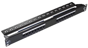 Cat6 UTP Patch Panel 1U 16 Port