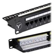 Cat6 UTP Patch Panel 1U 24 Port