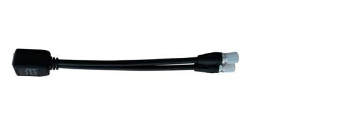 Dual Cable Balun RJ45 - 1.6/5.6 Male (250mm)