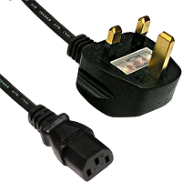 UK Mains Plug to IEC C13