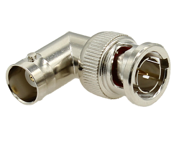 BNC Right-Angled Adaptor Jack/Plug 75 ohm