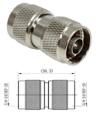 N Type Plug/Plug Adaptor