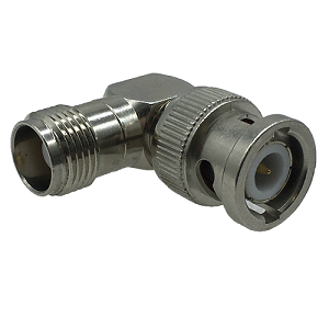 BNC Plug to TNC Jack Angle Adaptor