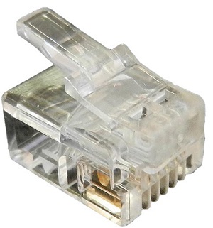 RJ11 6P4C Crimp Plug