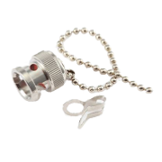 BNC Plug Cap & Chain