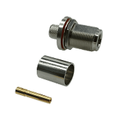 N Type Crimp Bulkhead Jack LMR400 (2.54/10.9)