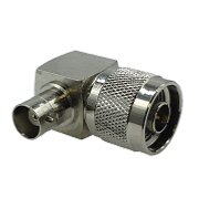 N Type Plug to BNC Jack Right-Angled Adaptor