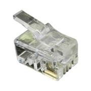 RJ10 4P4C Crimp Plug