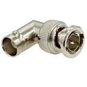 BNC Right-Angled Adaptor Jack/Plug 75 ohm