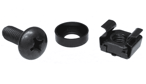 M6 Cage Nuts Black Finish (50PK)