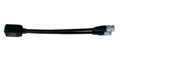 Dual Cable Balun RJ45 - BNC Male