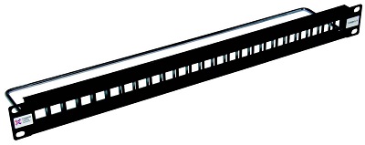 Connectix Unloaded 24 Way 1U Unshielded Keystone Panel