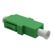 LC/LC Adaptor Simplex Singlemode APC, green