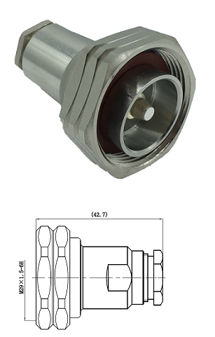 7/16 Clamp Plug RG213