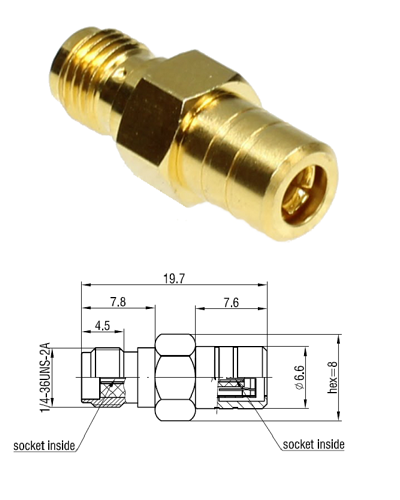 SMA Jack to SMB Plug