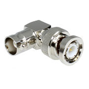 BNC Right-Angled Adaptor Jack/Plug 50 ohm