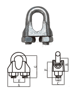 DIN 741 Malleable Wire Rope Clips