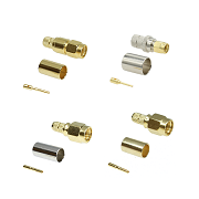 1). SMA-RP Crimp Plugs