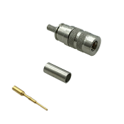 1.0/2.3 Straight Crimp Plug 0.25/1.45/2.6 - CT823