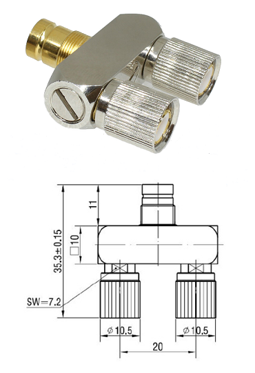 1.6/5.6 U Link (with monitor port 20mm spacing)